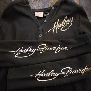 Large womens harley shirt